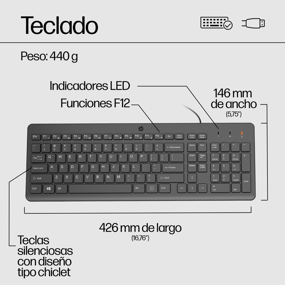 150 Wired Keyboard Nl