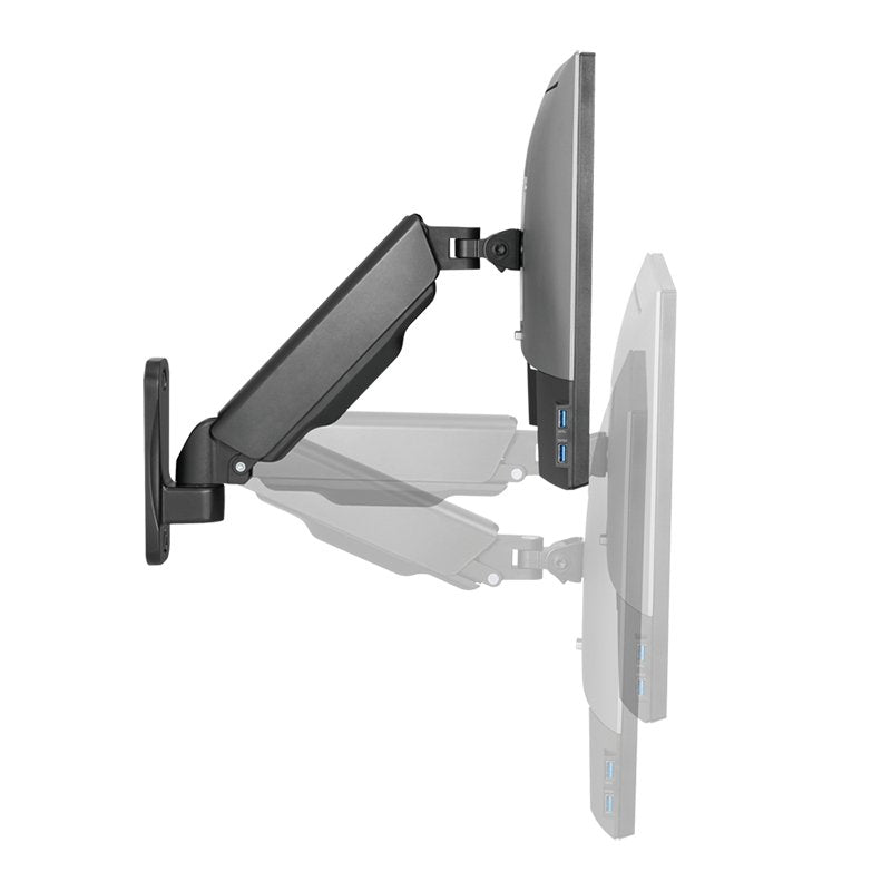 Soporte De Pared Para Monitor Logilink 17-32 ", Resorte De Presión De Gas, 90-380 Mm