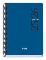 Dohe Agenda Escolar Esencial A5 Espiral Dp Tapa Pp Colores Surtidos 2025-2026