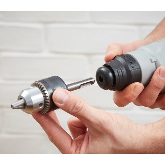 Black+Decker Behs02k-Qs, Martillo Perforador Negro/Naranja