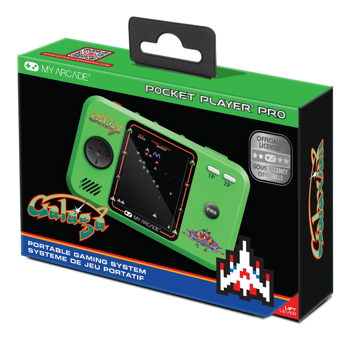 My Arcade Pocket Player Pro Galaga Dgunl-4199