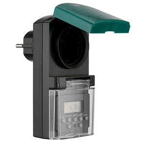 Rev 0025760603 Negro, Verde Programador Eléctrico Diario/Semanal