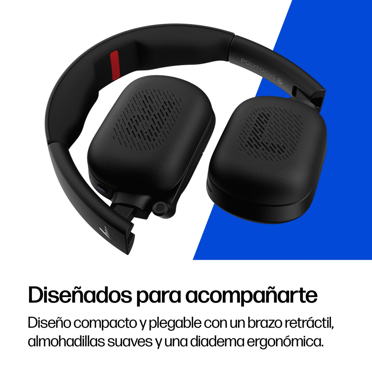 EAN 0199485857916 - HP Poly Focus 625 Stereo Bluetooth Headset Inalámbrico Diadema Negro imagen 3