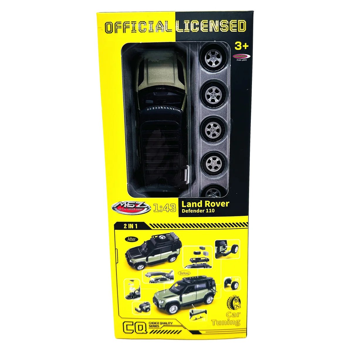 Jamara Land Rover Defender 1:43 2in1 Verde 3+