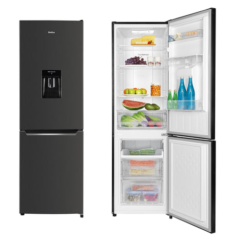 EAN 5906006952440 - Amica FK299.2FI (E) Independiente 250 L Negro, Acero inoxidable imagen 3