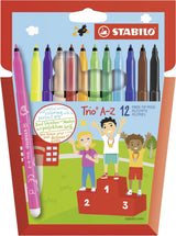 Stabilo Rotulador Trio Az Colores Surtidos Estuche De 12