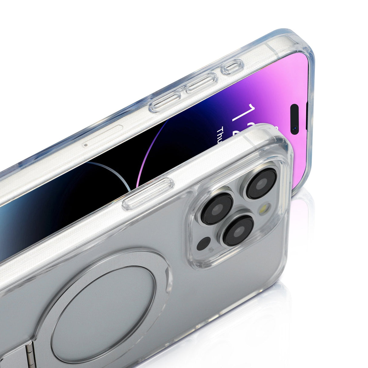 Nevox Styleshell Shockflex Con Función De Soporte, Caja De Teléfonos Celulares Transparente, Iphone 16 Pro Max, Compatible Con Magsafe 4250686414059.0