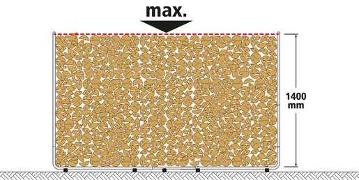 Soporte Para Almacenar Leña Modular Xxl 5125000 Wolfcraft