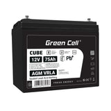EAN 5904326375727 - Green Cell AGM12V75AH-J batería para sistema ups Sealed Lead Acid (VRLA) 12 V 75 Ah imagen 1