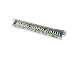 Kat.6a Class Ea 19 Patchpanel 24 P Apantallado Gris