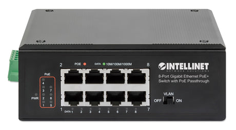 EAN 0766623561624 - Intellinet 561624 switch Gigabit Ethernet (10/100/1000) Energía sobre Ethernet (PoE) Negro imagen 3