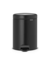 Cubo Pedal Brabantia Newicon 5,0 L Negro Mate