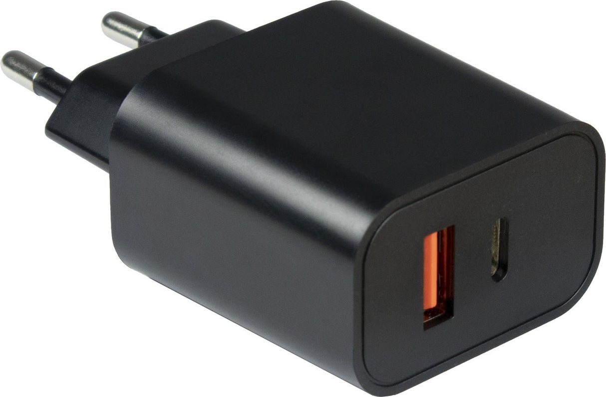 Inter-Tech Pd-Charger Usb C,Psu Pd-2120, Pd+Qc 20w Negro