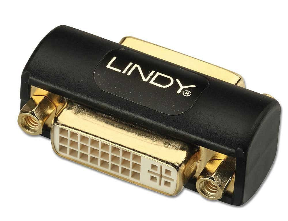 Lindy 41233 Adaptador  Dvi-I Hembra A Hembra Negro