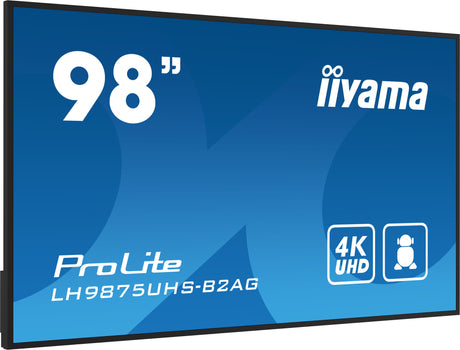 EAN 4948570124923 - iiyama LH9875UHS-B2AG pantalla de señalización Pantalla plana para señalización digital 2,48 m (97.5") LE imagen 3