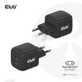 EAN 8719214472382 - CLUB3D CAC-1909EU cargador de dispositivo móvil Teléfono móvil, Portátil, Smartphone Negro Corriente alte imagen 1