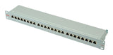 Roline Kat.6 Class E 48,26cm 19zoll-Patchpanel 24p Geschirmt Grau