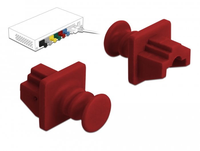 EAN 4043619865109 - DeLOCK 86510 tapón antipolvo para puerto 10 pieza(s) RJ-45 imagen 2
