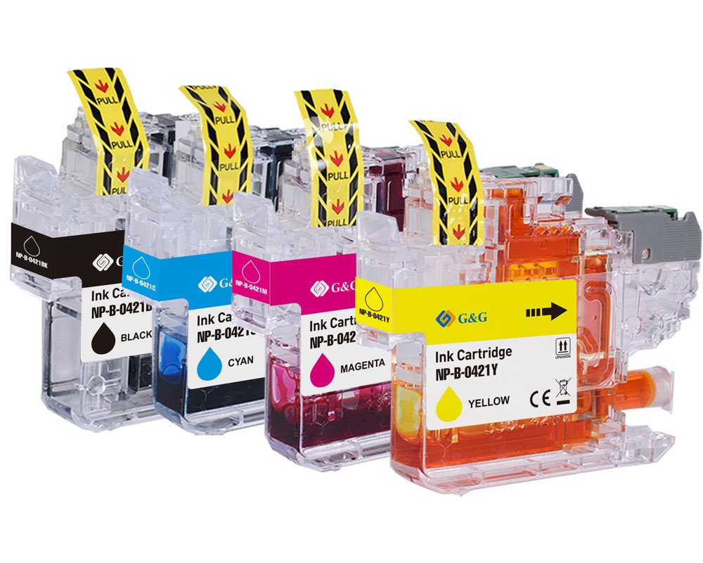 G&G Multipack Kompatibel Brother Lc421val, Je 1x Negro, Cyan, Magenta, Amarillo