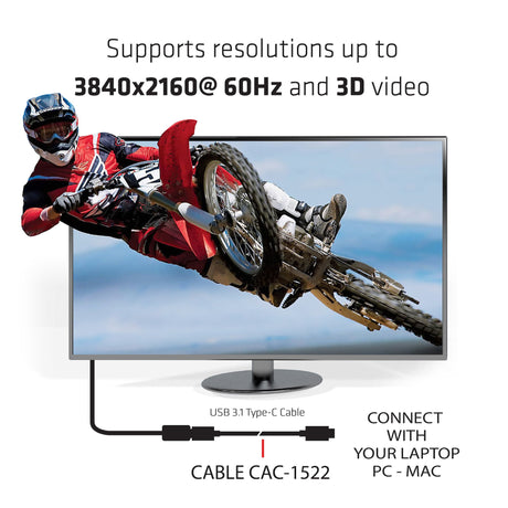 EAN 8719214470500 - CLUB3D 0.8m, 2xUSB3.1-C cable USB USB 3.2 Gen 2 (3.1 Gen 2) 1 m USB C Negro imagen 6