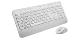 Logitech Signature Mk650 Combo For Business Juego De Teclado Y Ratón Inalámbrico Bluetooth Le Qwertz Suizo Blanco Hueso