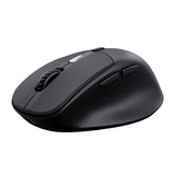 Mouse Trust Wireless Zevo Bt/2.4ghz 6 Botones 1200-3200dpi Recargable Color Negro.