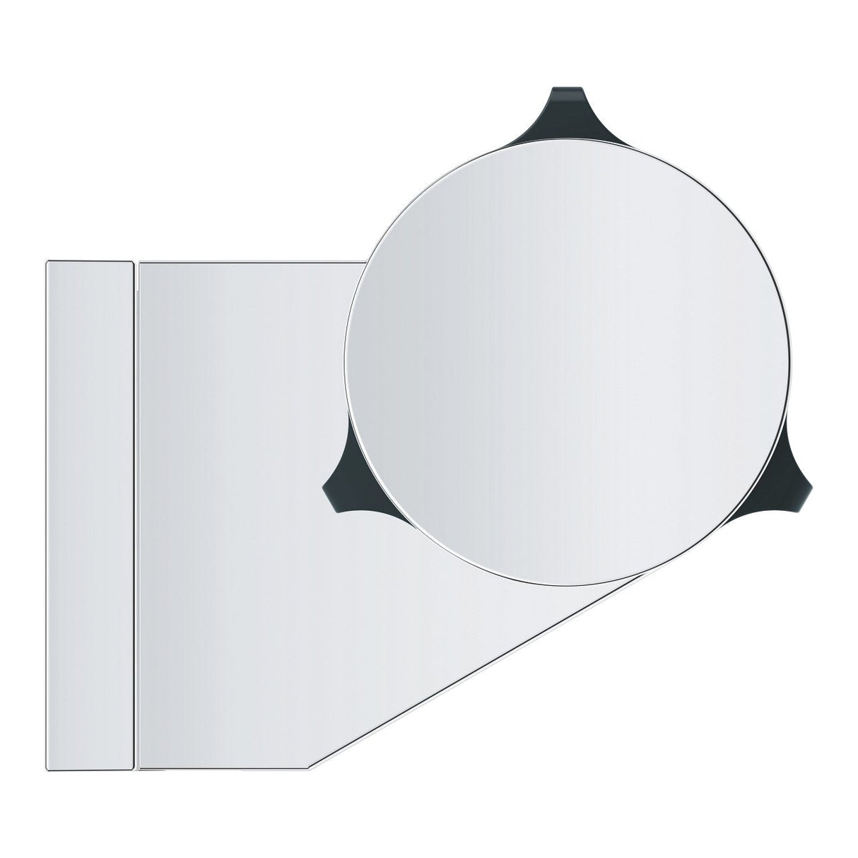 Soporte De Pared Serie Vitalio Universal Con Acabado Cromado