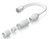Ubiquiti Fácil Cable De Extensión Cat.6a F/Utp, Pack De 2 Series Blancas, Cable De 15 Cm, Tapa Impermeable Uacc-Cable-Extender-C6a