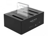 EAN 4043619640638 - DeLOCK 64063 base de conexión para disco duro USB 3.2 Gen 1 (3.1 Gen 1) Type-B Negro imagen 4