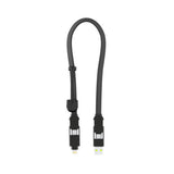 Rolling Square Incharge Xl Cable 30cm Black