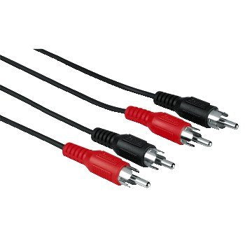 Hama Cable De Audio Rca - Doble Conector Macho - Longitud 1.2m - Negro