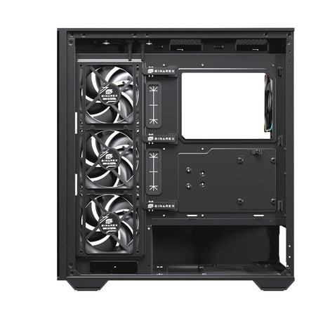 EAN 6977277369816 - Einarex EXCS-PR-700R-B carcasa de ordenador Midi Tower Negro imagen 5