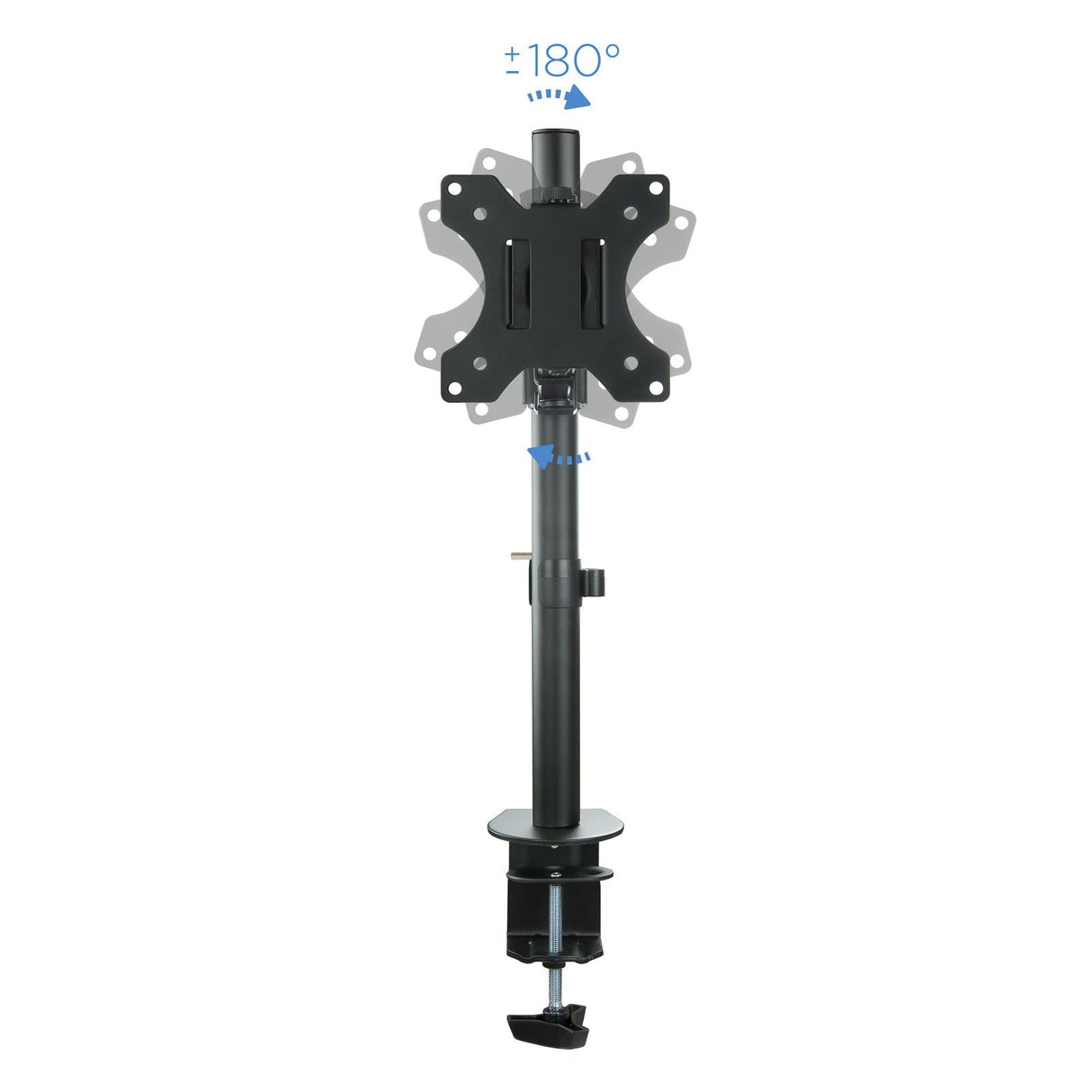 Tooq Soporte De Mesa Con Brazo Articulado Para Monitor De 13"-32" - Giratorio E Inclinable - Gestion De Cables - Peso