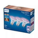 Wiz Philips Smart Wifi Spot Par16 Gu10 4.7w 36° 345lm Rgb, 3pcs Pack