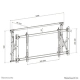 Led-Vw1750black, Pull-Out  Video Wall Mount For 32"-55"