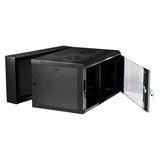 Extralink 6u 600x600 Azh Wall-Mounted Rackmount Cabinet Swing Type Black
