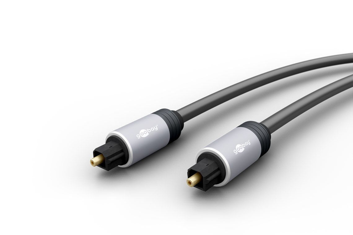 Cable  5m Toslink M A Toslink M Ø 5 Mm + Adaptador Mini Toslink Conector Metal Bolsa Colgar