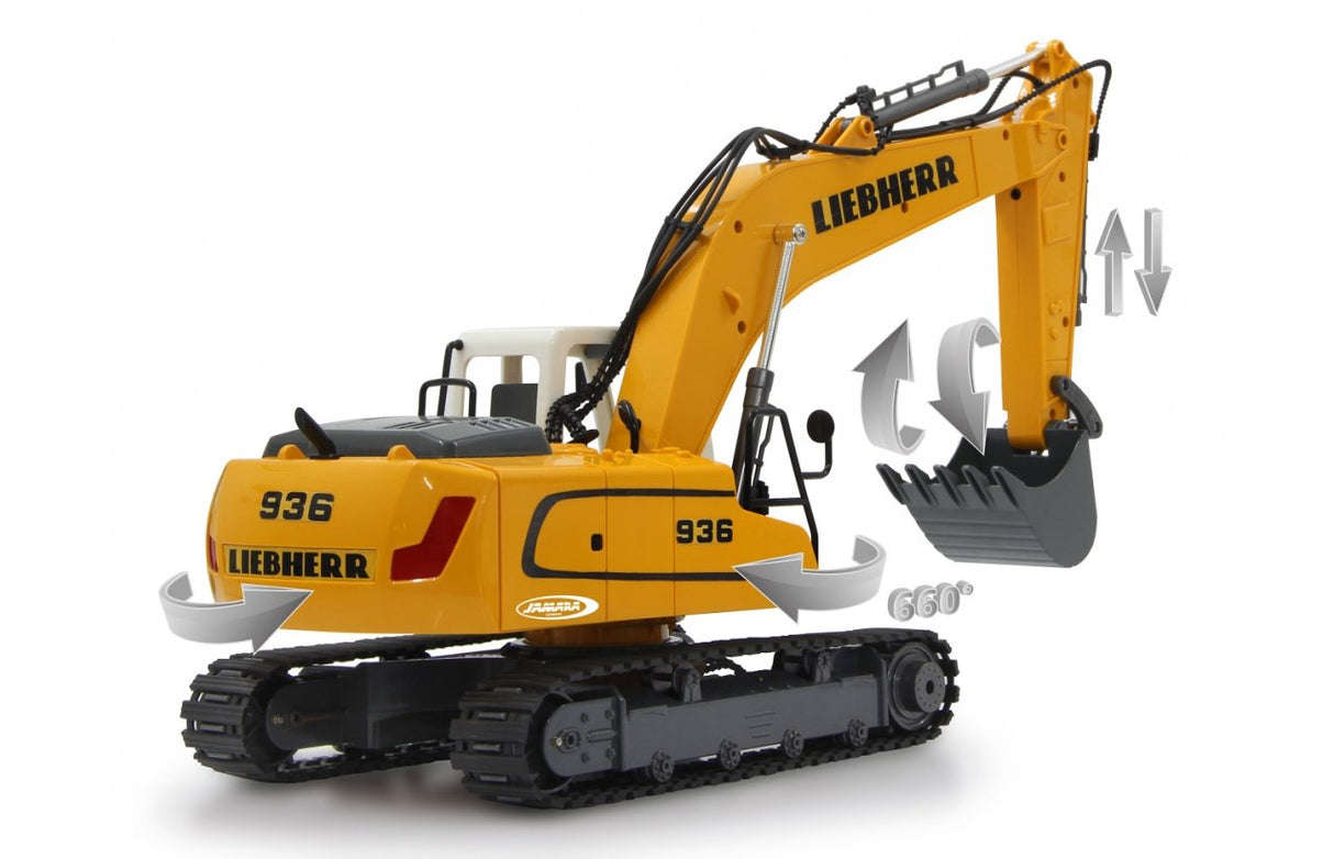 Jamara Excavadora Liebherr R936 1:20 2,4ghz Destruction-Set