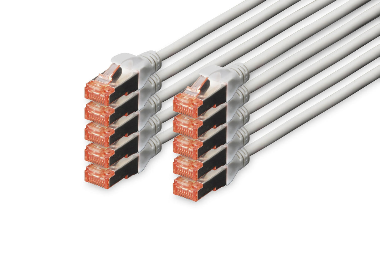 EAN 4016032441458 - Digitus DK-1644-020-10 cable de red Gris 2 m Cat6 S/FTP (S-STP) imagen 1