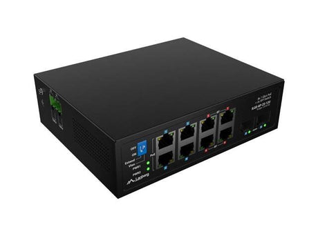 EAN 5901969447385 - Lanberg ILGE-8P-2S-120 switch No administrado Fast Ethernet (10/100) Energía sobre Ethernet (PoE) 1U Negr imagen 8