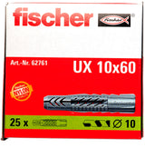 EAN 4006209627617 - Fischer 62761 tornillo de anclaje y taco 25 pieza(s) imagen 4