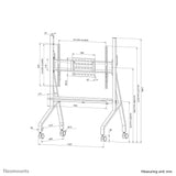 Rollwagen 900x600 -76kg 55-86'' Höv Blanco Abschliessbar