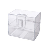 Caja De Tarjetas Herlitz A8 Vacía, Transparente