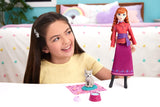 Mattel Disney The Ice Queen Anna Fashion Doll And Wolfsjunges Figura Con 4 Partes De Cuidado De Enfermería Jfg17