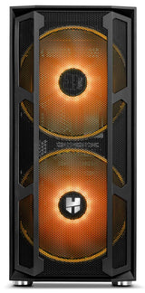 Caja Pc Nox Torre Atx Hummer Nova Argb 2xven 200mm Argb/Control Led/Lateralcristaltemplad Nxhummernova
