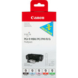 Canon Pgi-9 Mbk/Pc/Pm/R/G Original Verde, Negro Mate, Fotos Cian, Foto Magenta, Rojo 5 Pieza(S)