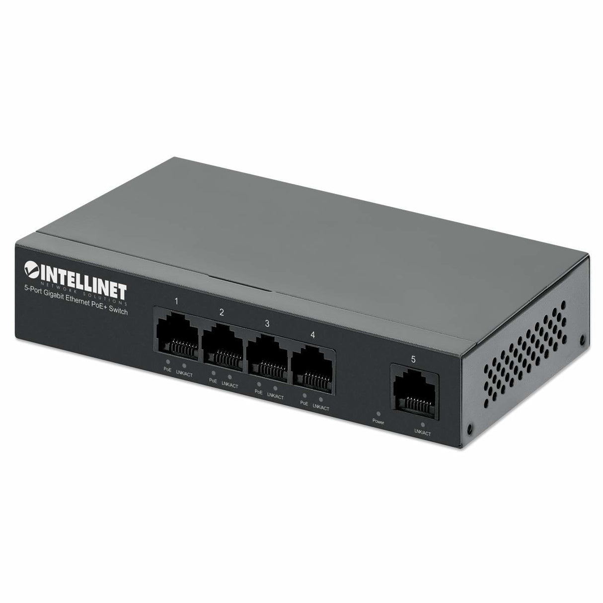 Intellinet 561792 Switch Gigabit Ethernet (10/100/1000) Energía Sobre Ethernet (Poe) Negro