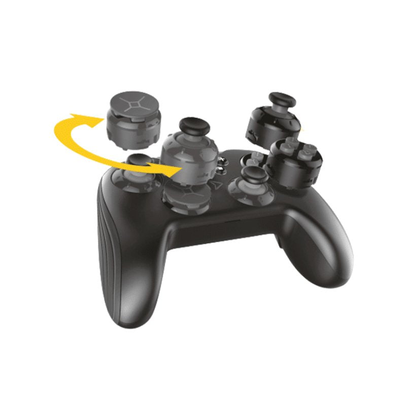 Steelplay Jvaswi00065 Mando Y Volante Negro, Azul, Rojo Gamepad Analógico Android, Nintendo Switch, Pc