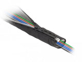 Delock Funda Trenzada De Blindaje Emi Con Cremallera Resistente Al Calor 1 Mx 50 Mm Negro