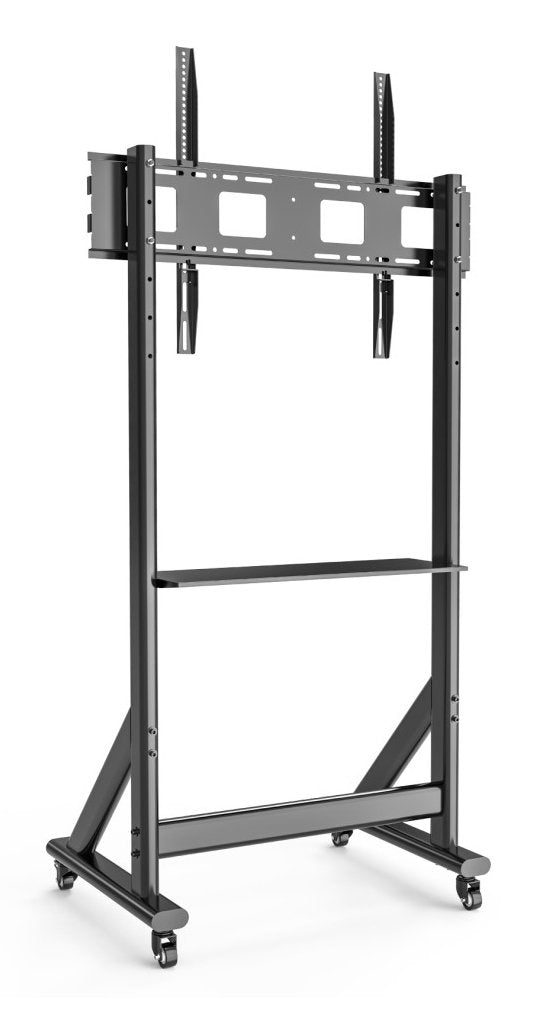 Techly Ica-Tr7412 Soporte Móvil Para Tv De 55-100 Hasta 120kg Con Estante Av Ajustable